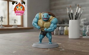 Squirtle 3D Print STL 3D model