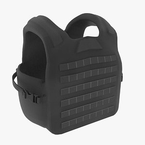 KBH Tactical Ballistic Plate Carrier 3D model