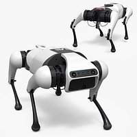 CyberDog Quadruped Robot Rigged For Maya