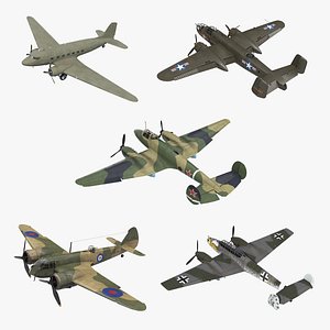 Vintage Military Bombers Rigged Collection