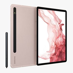 Samsung Galaxy Tab S8 Pink Gold with S-Pen