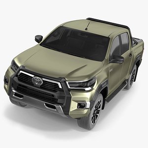 Toyota Hilux 2022 Simple Interior 3D model