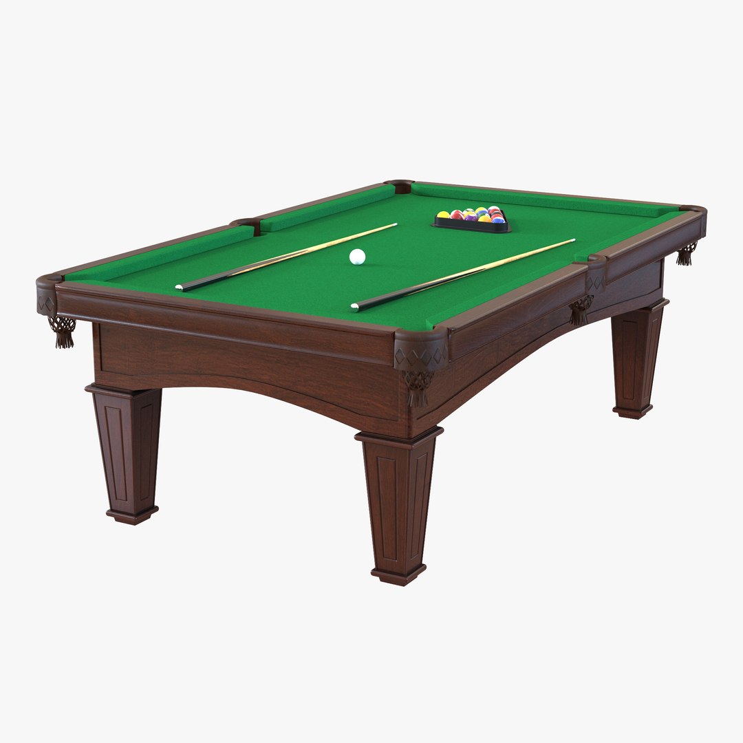 Billiard Table 2 3D Model preview