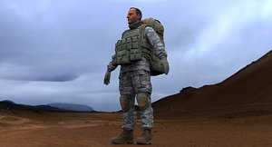 3d model soldier -
