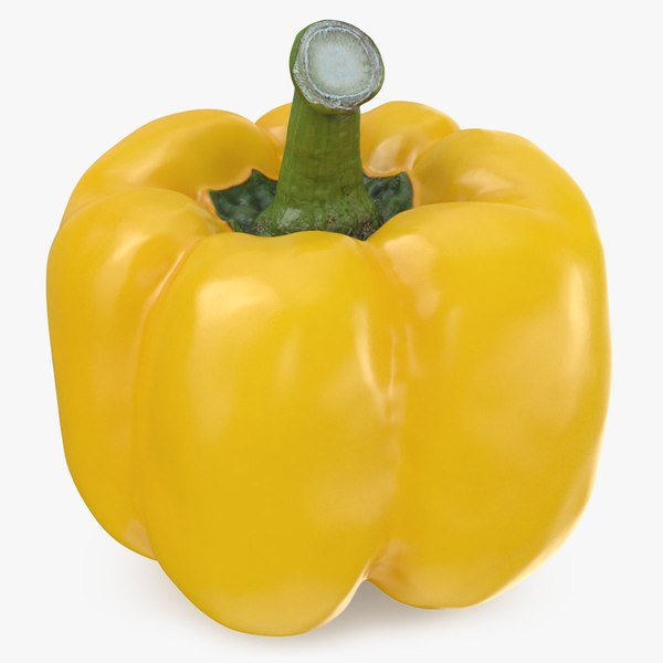 3D model Yellow Bell Pepper