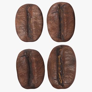 Coffee Beans Free Pack 01 3D model
