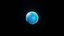 Stilisierte Planet Erde 3D-Modell 2k 4k 8k Texturen