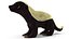 honeybadger animation modeled model