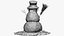 Snowman 3D model