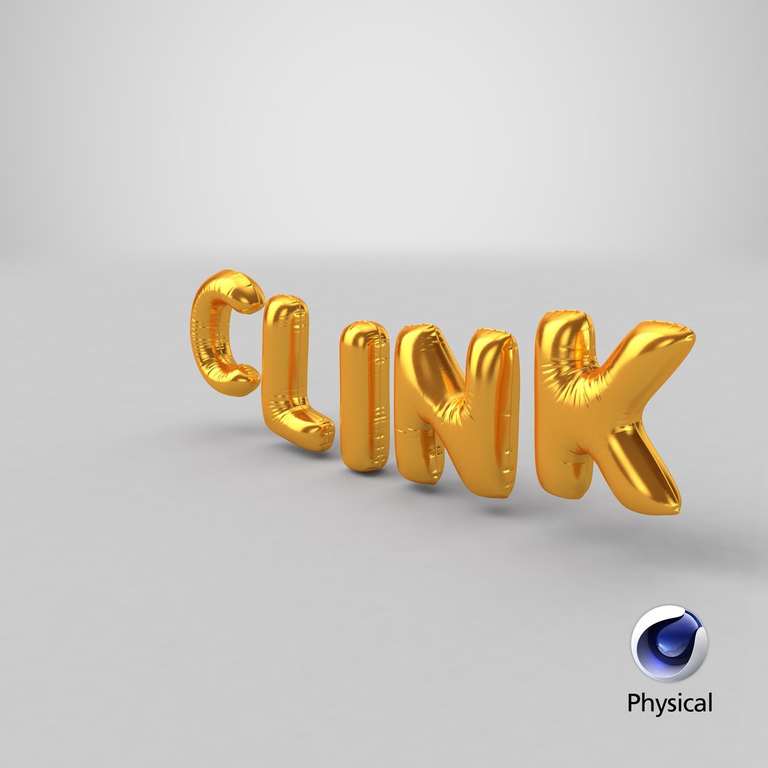 3D Foil Baloon Words CLINK Gold model https://p.turbosquid.com/ts-thumb/Ze/Inwiy1/mj/stemcell_cinema_4d_physical_render/png/1642508854/1920x1080/fit_q87/4c95e39fa627c7d9c58ba27a2654337f9b6b33eb/stemcell_cinema_4d_physical_render.jpg