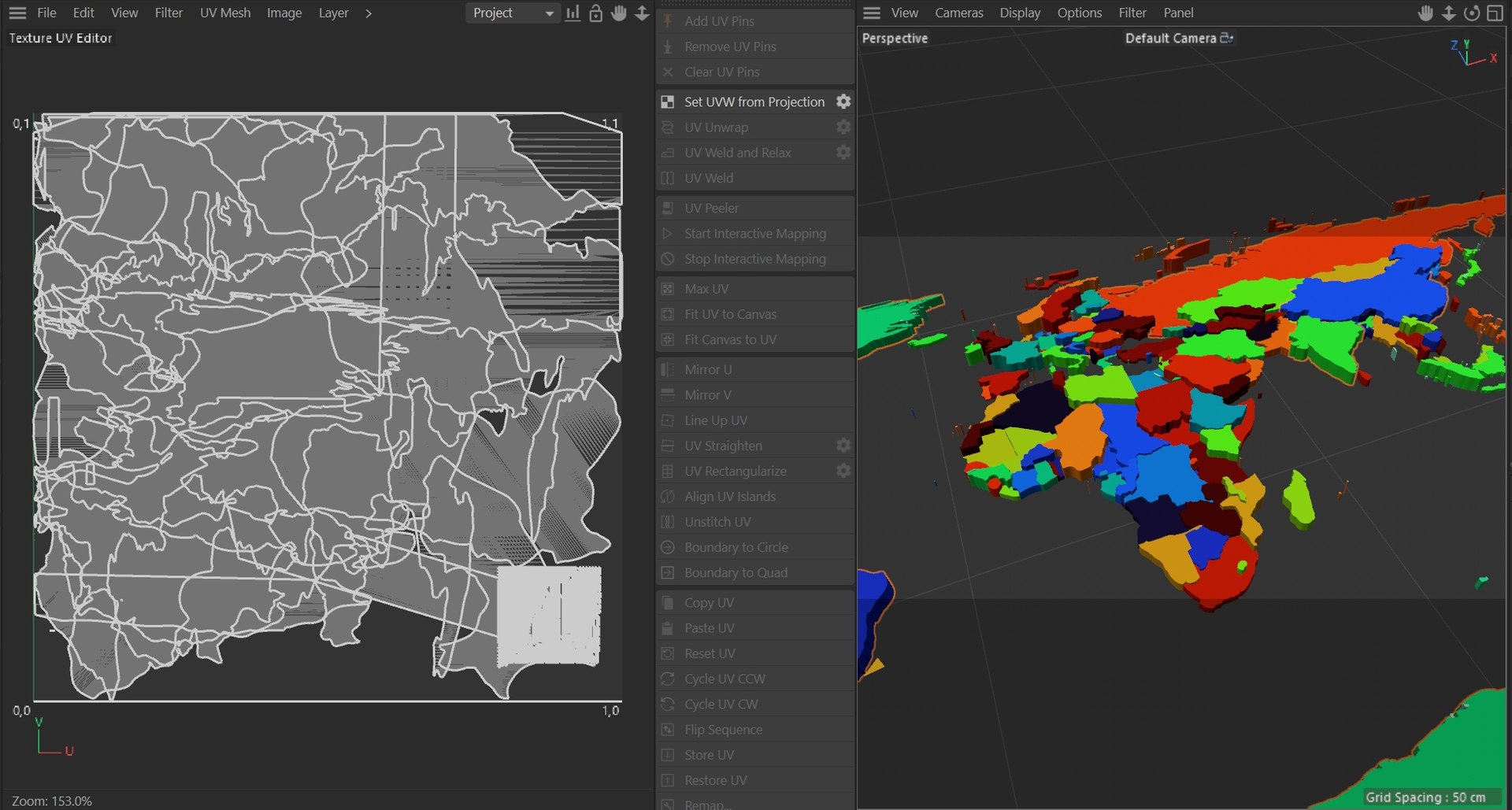 3D Countries 3D Offset Map - TurboSquid 2347335