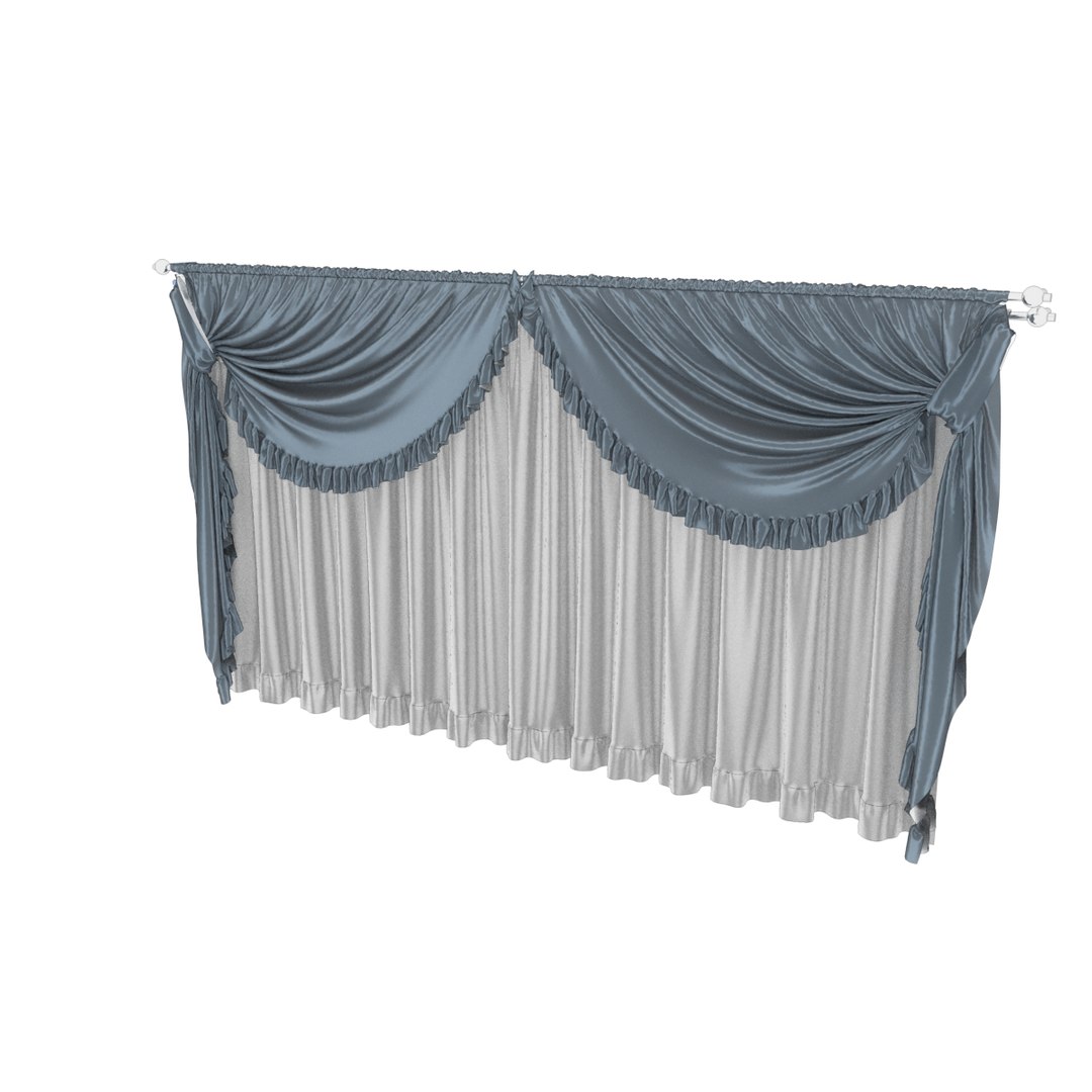 Curtains Model - TurboSquid 1242193