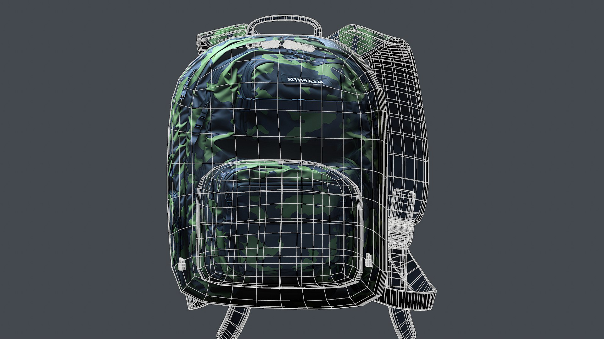 3D Backpack Camping Bag Baggage Model - TurboSquid 2057411