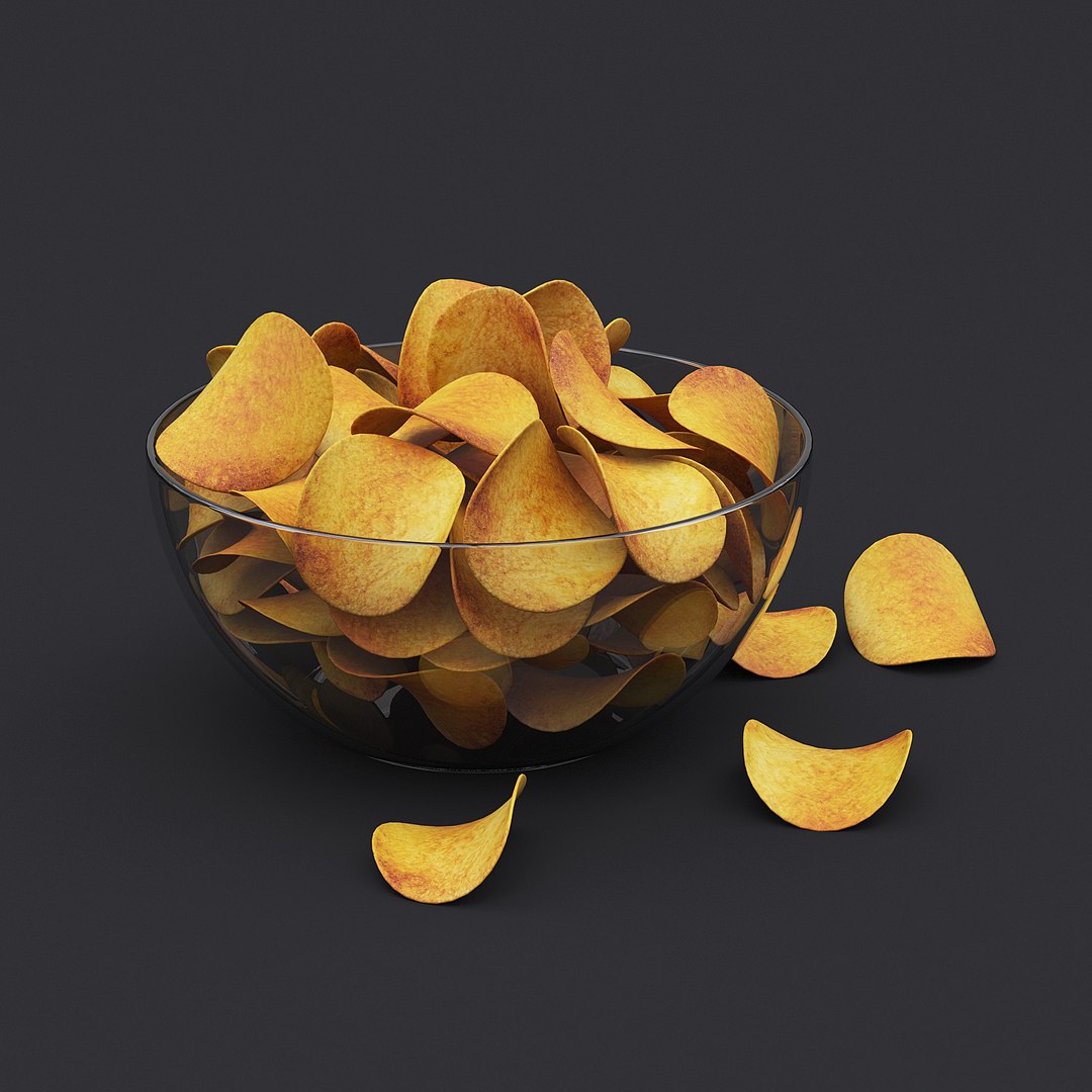 3D Potato Chips https://p.turbosquid.com/ts-thumb/Ze/QH9vVg/L1/chips_02/jpg/1691925984/1920x1080/fit_q87/2275ed9495efb37b0271f8174fbfcd5793e66070/chips_02.jpg