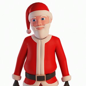 cool santa claus 3D
