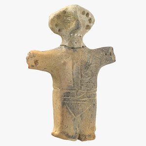 Ancient Antropomorphic Figure 05 3D model