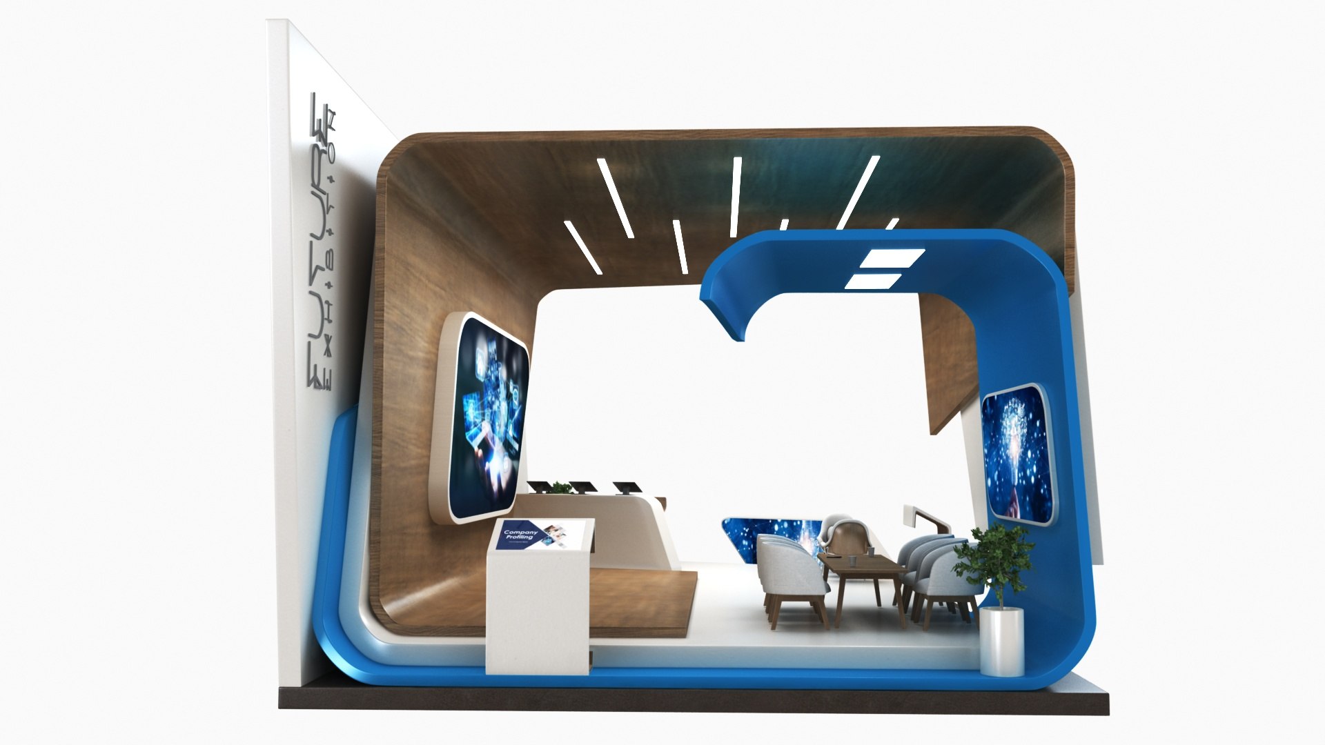 3D Futuristic Exhibition Stand 12 model https://p.turbosquid.com/ts-thumb/Ze/VoHF18/uF/modernexhibitionbooth132/jpg/1653192170/1920x1080/fit_q87/d6b107e3db9cc73e9b5044a1c6e399d90029e684/modernexhibitionbooth132.jpg