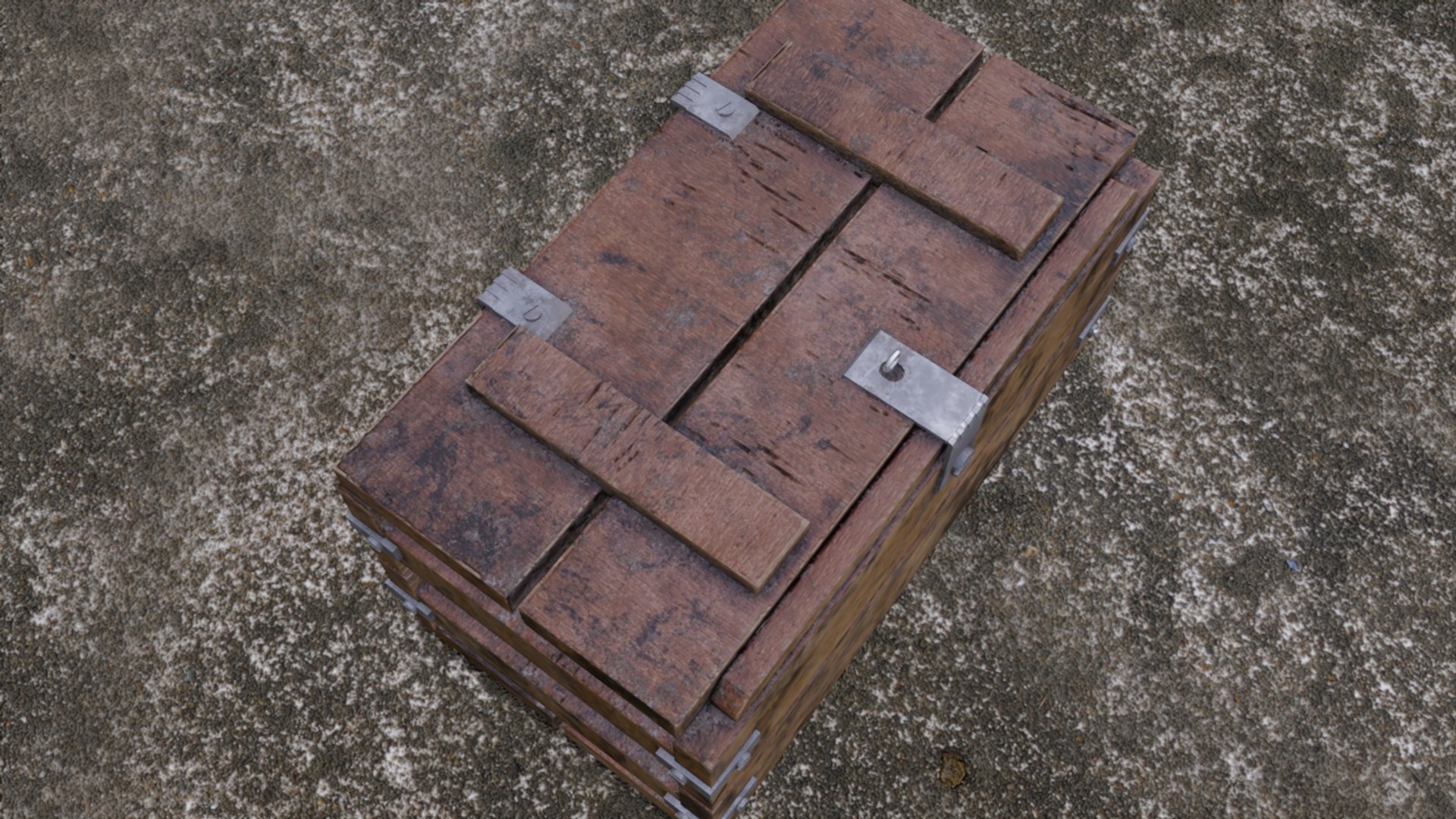 Old Western Weapon Box 3D Model - TurboSquid 1563073