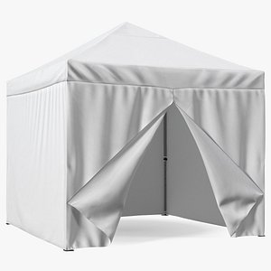 Pop Up Canopy Gazebo Tent 3D