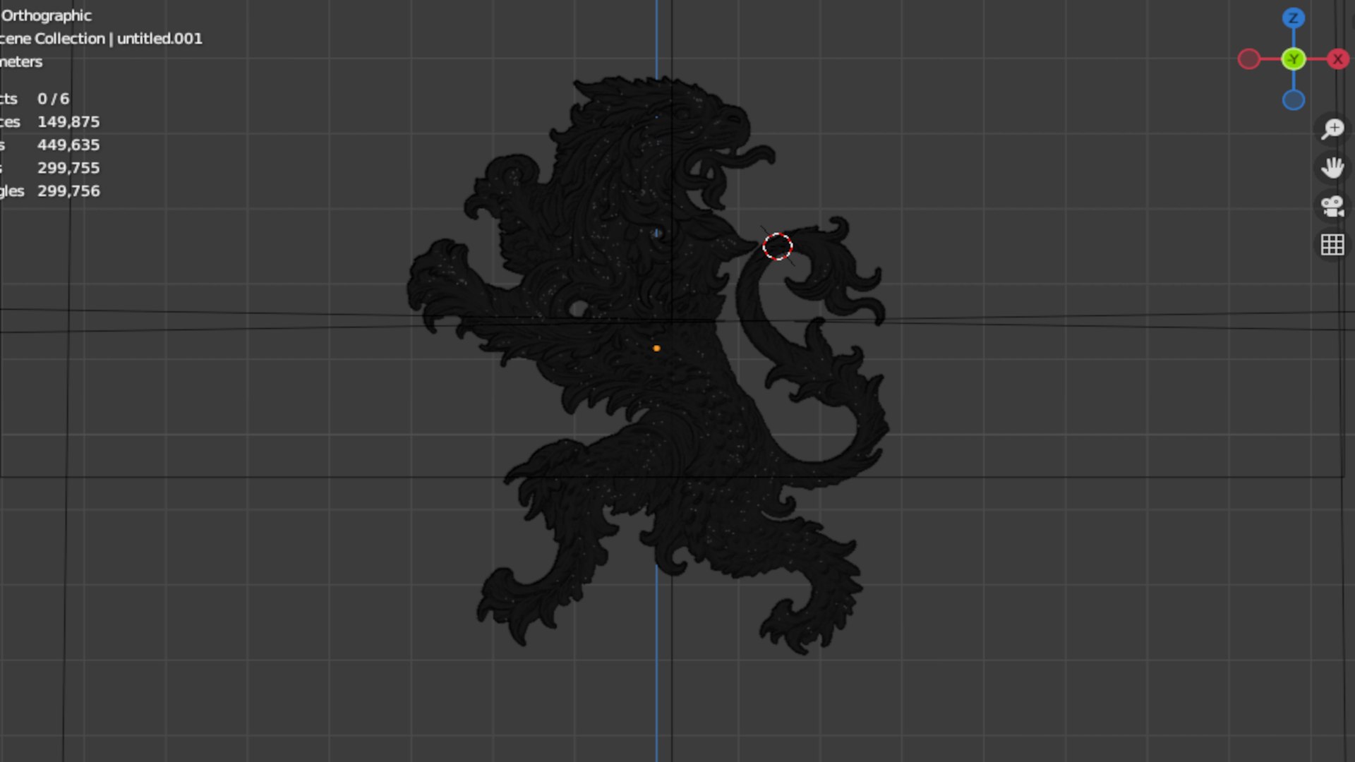 3D Heraldry Lion 01 3D Print Model Model - TurboSquid 2341392