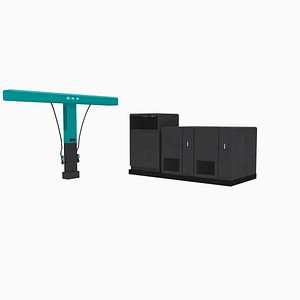 3D BYD flash charging station model