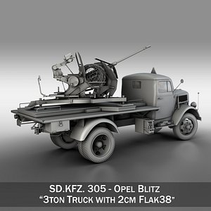 Opel Blitz with 2cm Flak 38