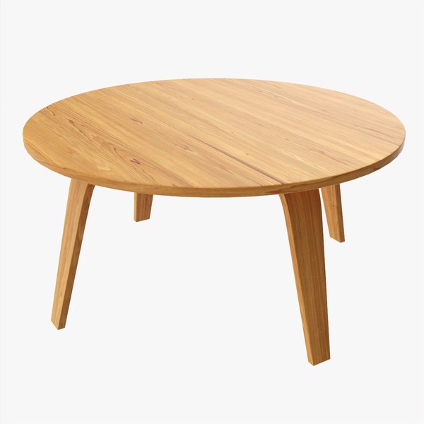 Round coffee table 02 3D model