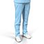 Female Surgeon African American 2 with Blood 3D Model