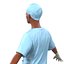 Female Surgeon African American 2 with Blood 3D Model