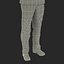 Female Surgeon African American 2 with Blood 3D Model
