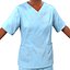 Female Surgeon African American 2 with Blood 3D Model