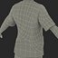Female Surgeon African American 2 with Blood 3D Model