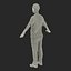 Female Surgeon African American 2 with Blood 3D Model