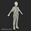 Female Surgeon African American 2 with Blood 3D Model
