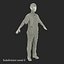 Female Surgeon African American 2 with Blood 3D Model