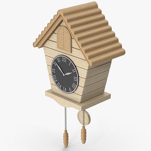 Wooden Cuckoo Wall Clock