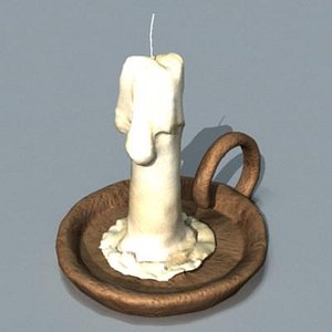3d model of candle