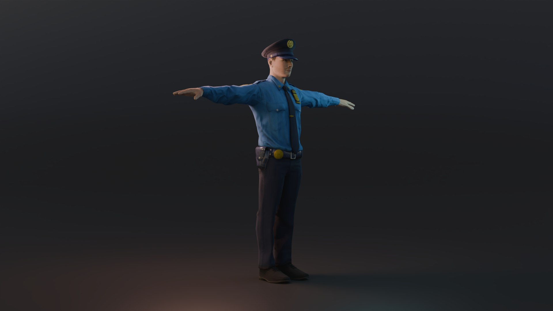 Police Officer Model - TurboSquid 2382203