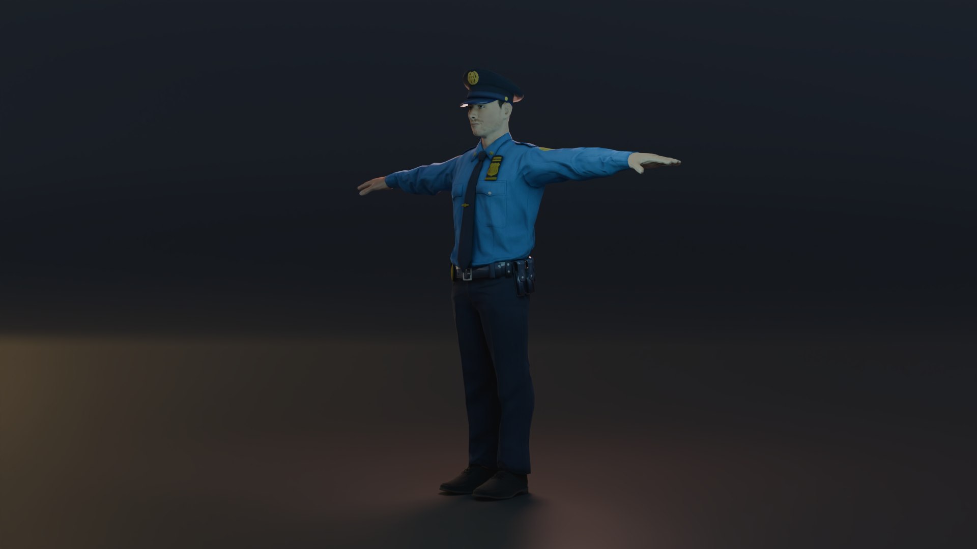 Police Officer Model - TurboSquid 2382203