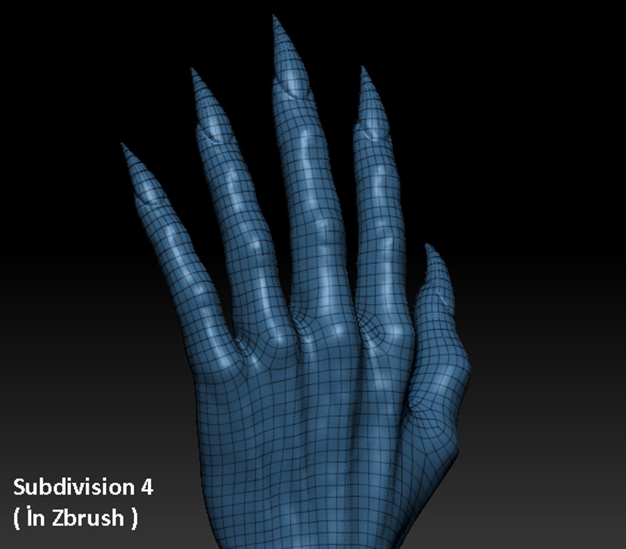 3D Model Creature Hand - TurboSquid 1586810