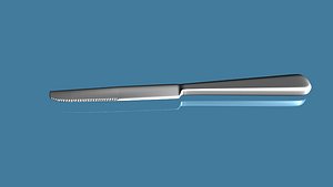 table knife 3d model