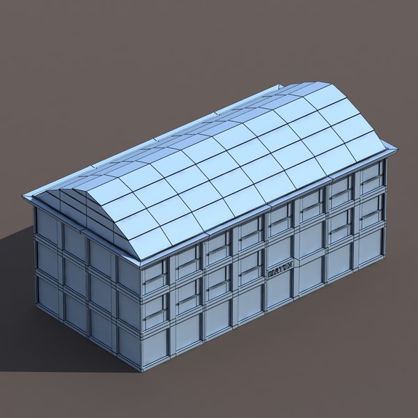 factory modular modeled 3d max