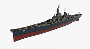 USS 67 Montana Battleship