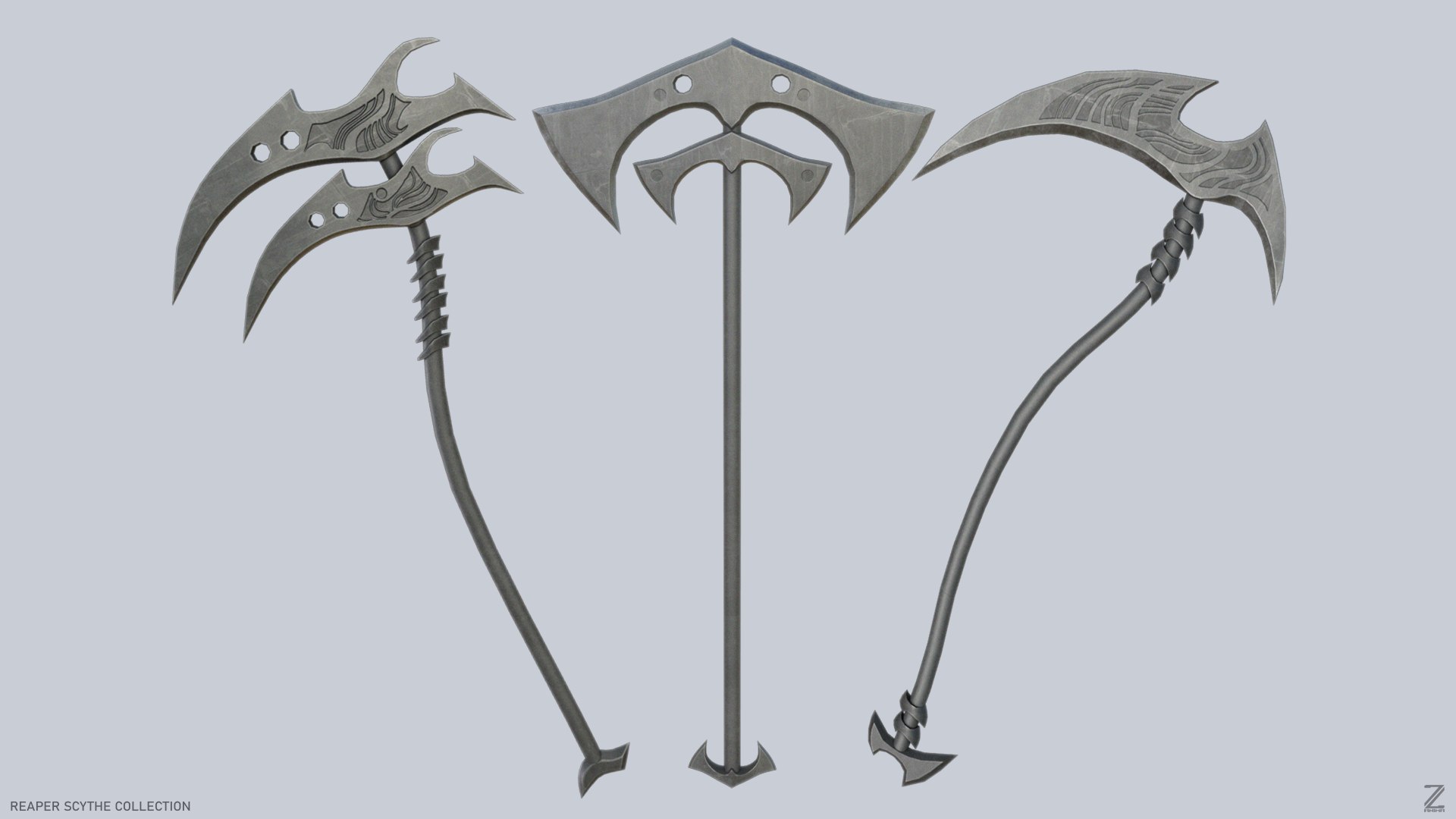Reaper Scythe Collection 3D Model - TurboSquid 2241377