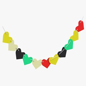 Heart Shaped Garland 01