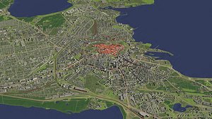 Tallinn Estonia - city and urban 3D model