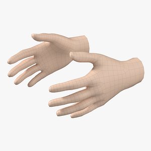 Female Hand Base Mesh 06