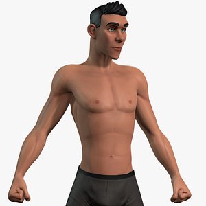 3D JHON Fully Rigged model
