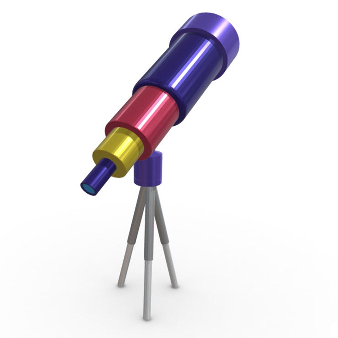 Telescope 3D Model - TurboSquid 2132742