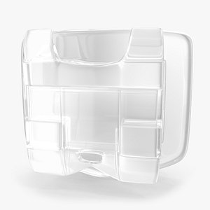 3D model Ceramic Self Ligating Dental Braces Bracket V05